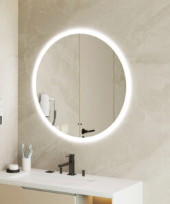 Circular Backlit Bathroom Mirror