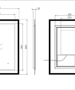 Alternative view of SOUL LED MIRROR