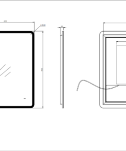 Alternative view of ZARA LED Mirror