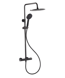 Ocean Round Gun Metal 250mm Brass Head