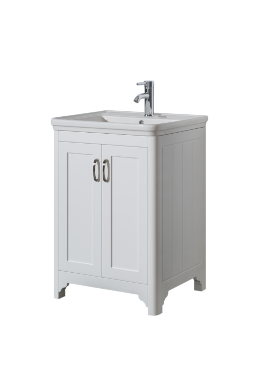 Oxford 600 White Unit & Basin