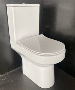 Pescara Open Back Toilet (Semi-Comfort Height)