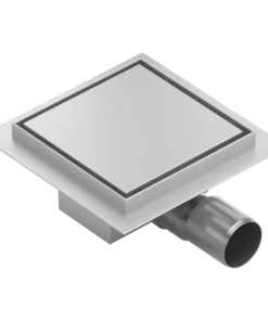 Square Floor Drain 150mm Chrome