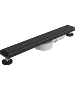 Linear Floor Drain 600mm Black