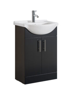 Alternative view of Luca 550mm Black Vanity Unit