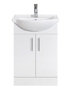 Alternative view of Luca 550mm White Vanity Unit