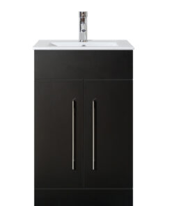 Alternative view of Oreo 500mm 2‑Door Black Vanity Unit & Basin