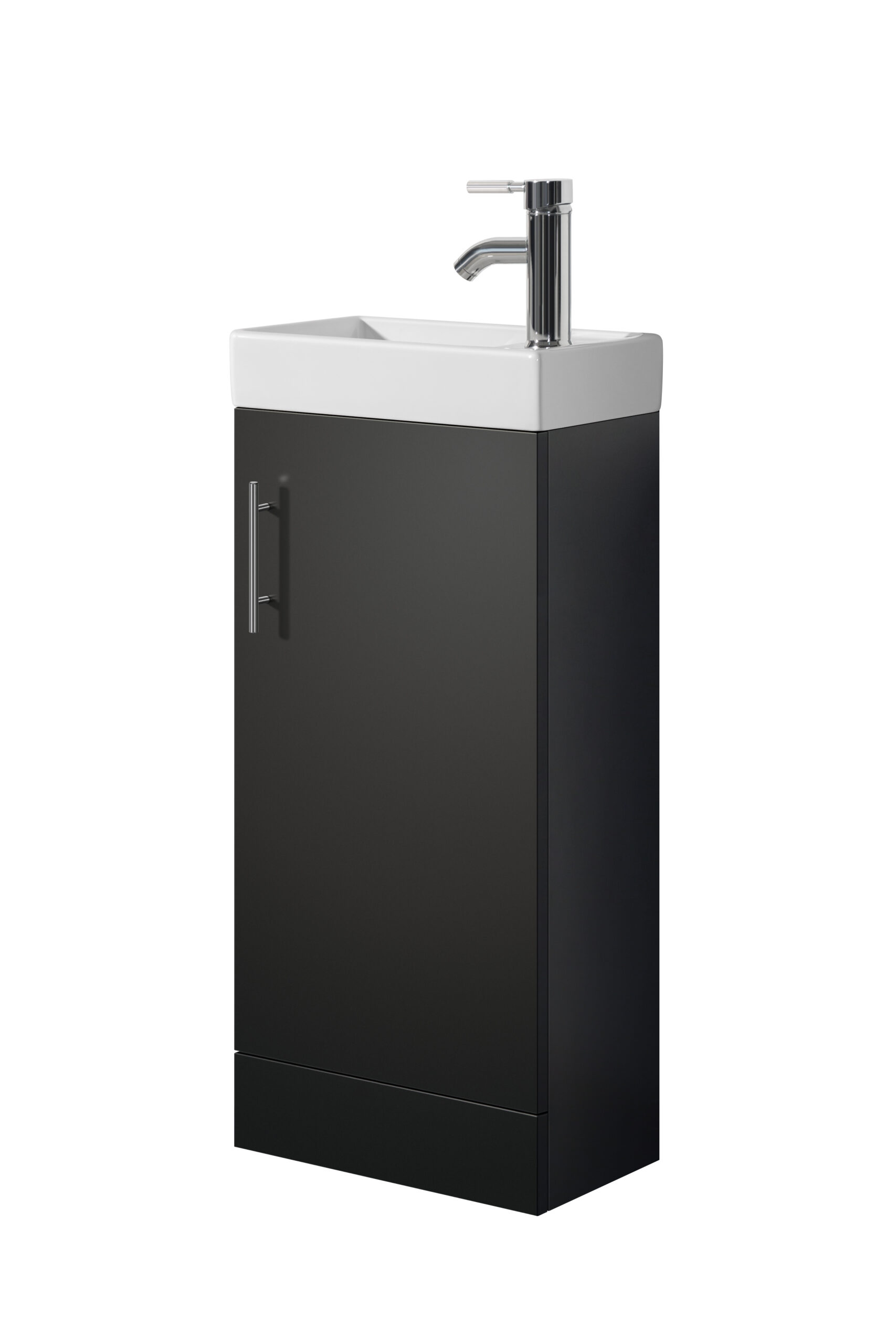 Oreo 400mm Black Cloakroom Unit - Image 2