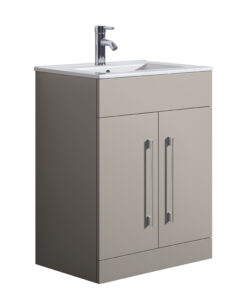 Alternative view of Oreo 600mm 2‑Door Cloud Vanity Unit & Basin