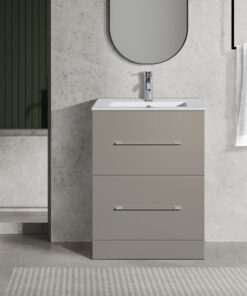 Oreo 600mm 2‑Drawer Cloud Vanity Unit & Basin