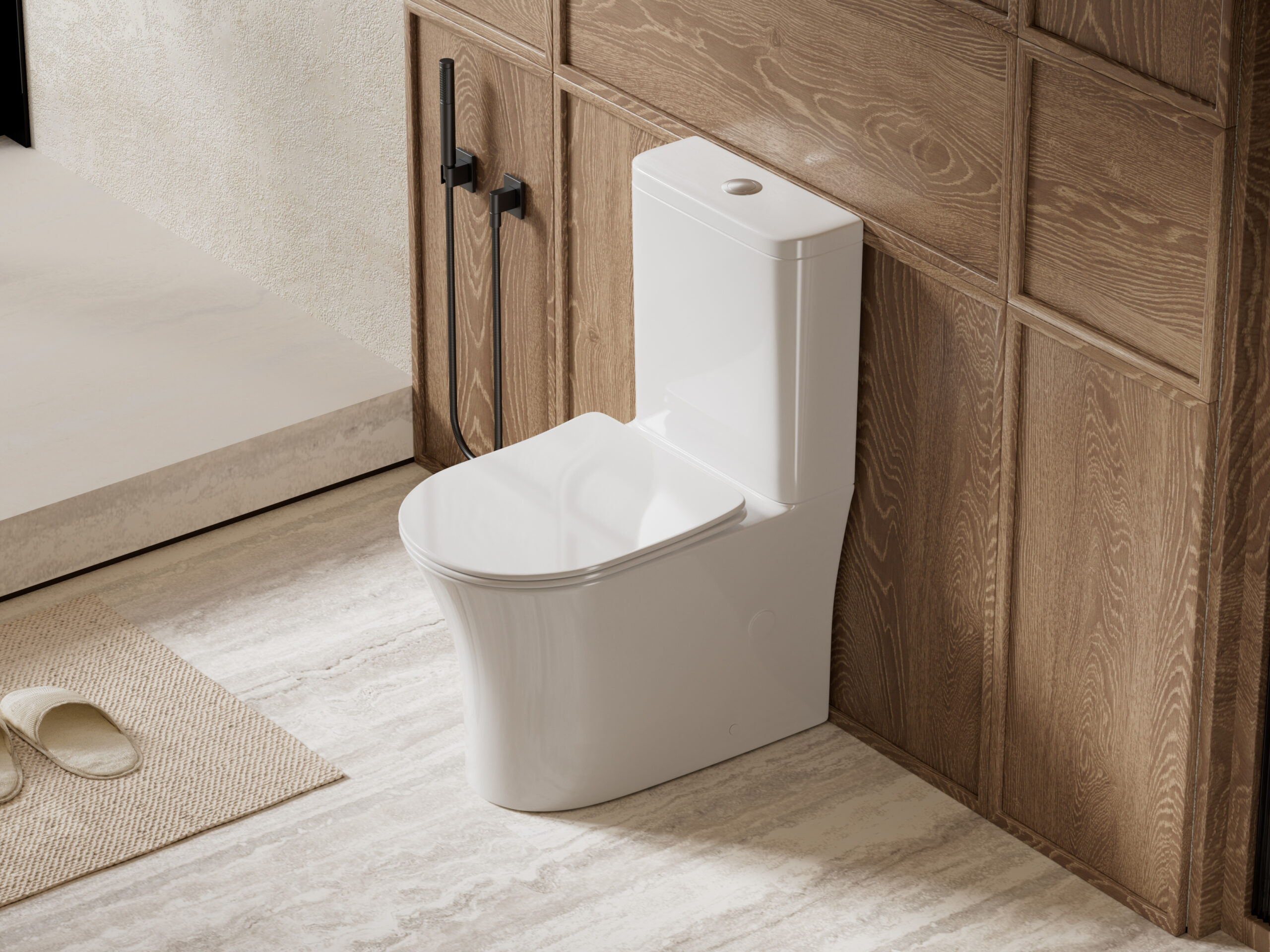 Como Back-to-Wall Short Projection Comfort Height Toilet