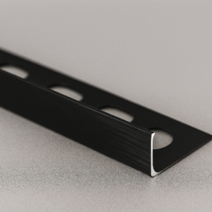 Black Aluminium Trim brushed 10mm
