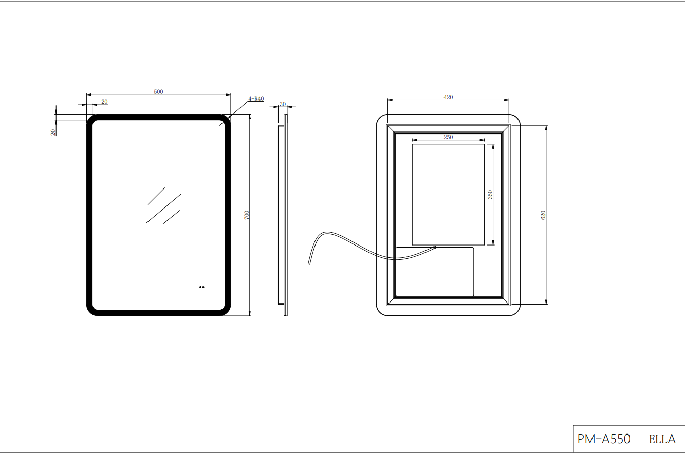 Ella LED Mirror - Image 2