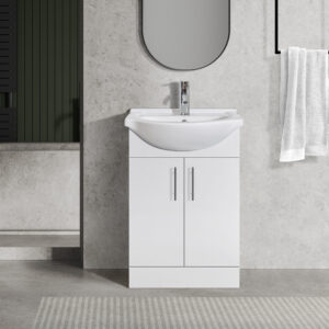 Luca 550mm White Vanity Unit