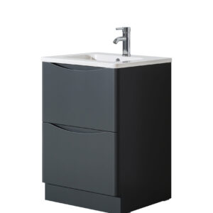 Hudson 600 Grey Unit & Basin (Floor Standing)