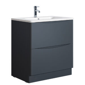 Hudson 800 Grey Unit & Basin (Floor Standing)
