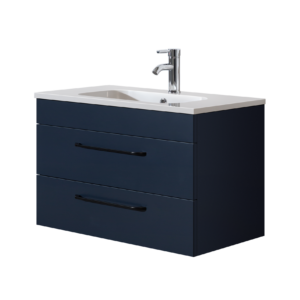 Siena 800 Axel Blue Unit & Basin (Wall Hung)
