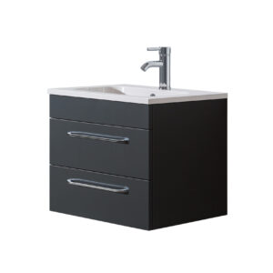 Siena 800 Lead Grey Unit & Basin (Floor Standing)