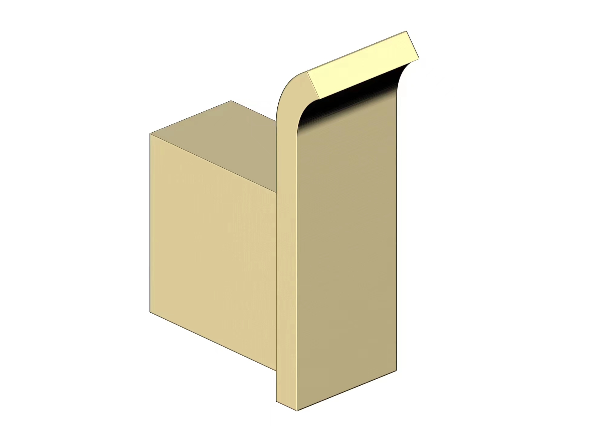 Aqua Brushed Brass Robe Hook