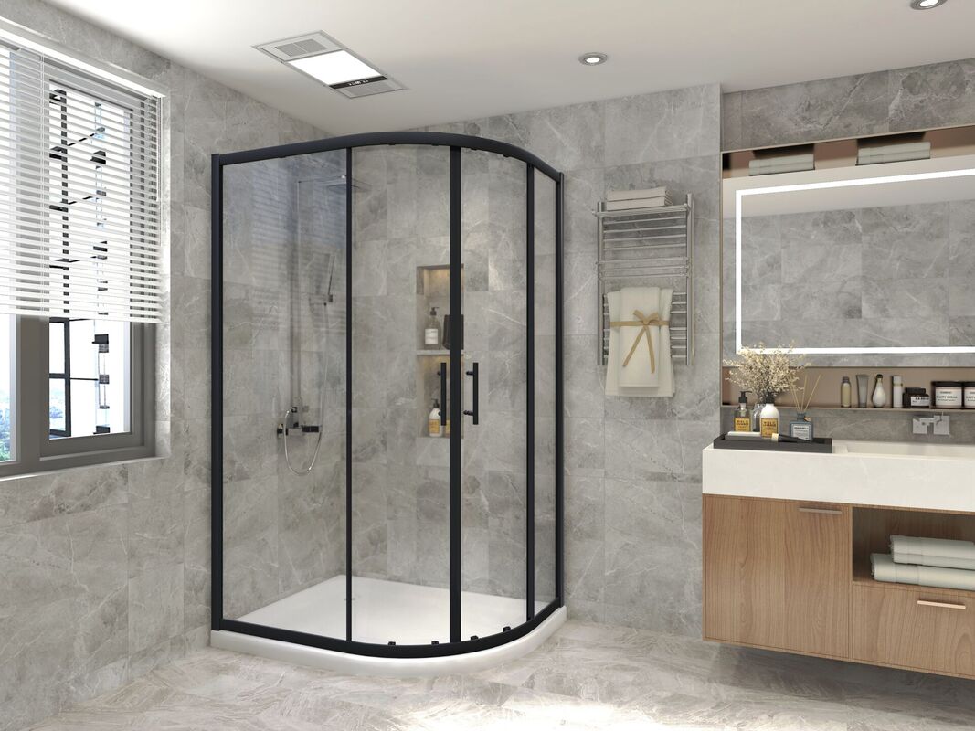 Black Series 2 Door Offset Quadrant 1200mm x 800mm