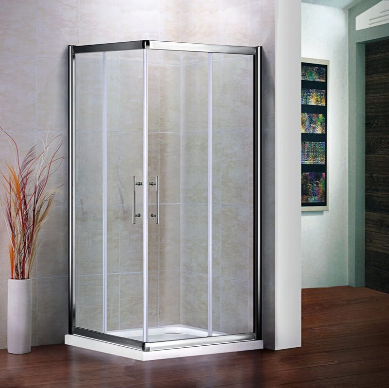 800mm 2 Door Corner Entry Shower Door