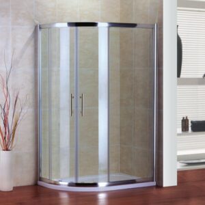 2 Door Offset Quadrant Shower Door 1000mmx800mm