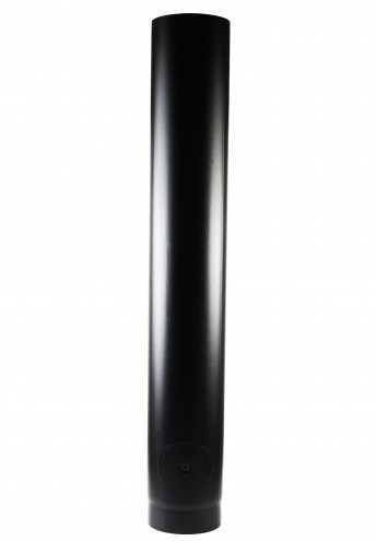 Vitreous Matt Black 125mm x 1000mm Pipe