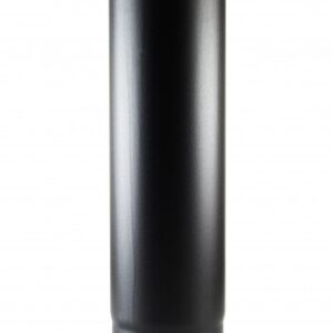 Vitreous Matt Black 125mm x 500mm Pipe