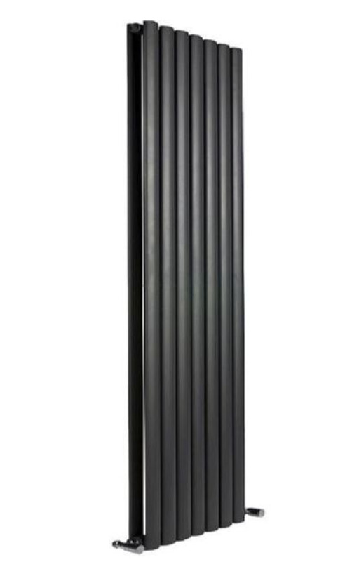 Fahrenheit Black Double Panel Vertical Rad