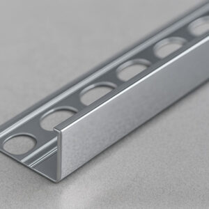 Chrome Polished 12mm Straight Edge 8ft