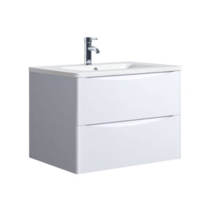 Hudson 800 White Unit & Basin (Wall Hung)