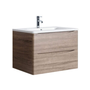 Hudson 800 Oak Unit & Basin (Wall Hung)