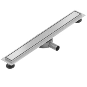 Linear Floor Drain 600mm Chrome