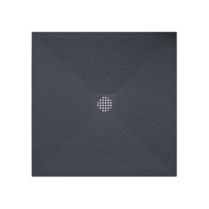 900x900 Anthracite Slate Shower Tray