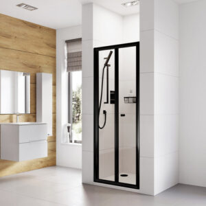 Bi-fold Shower Door 800mm Black