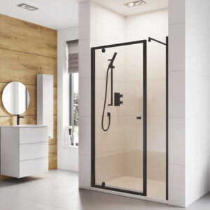 Pivot Shower Door 760mm Black