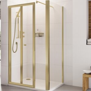 Side Panel 800mm Brushed Brass