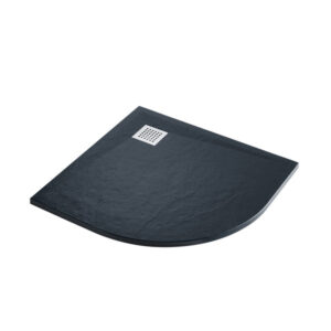 800x800 Quadrant Anthracite Slate Shower Tray