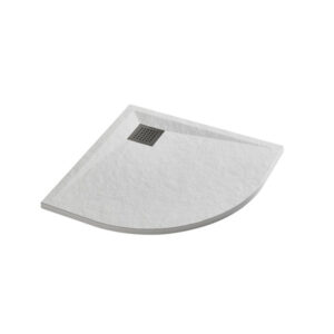 800x800 Quadrant White Slate Shower Tray